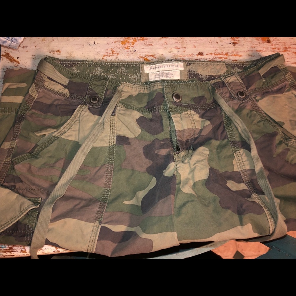 Abercrombie and Fitch camo shorts